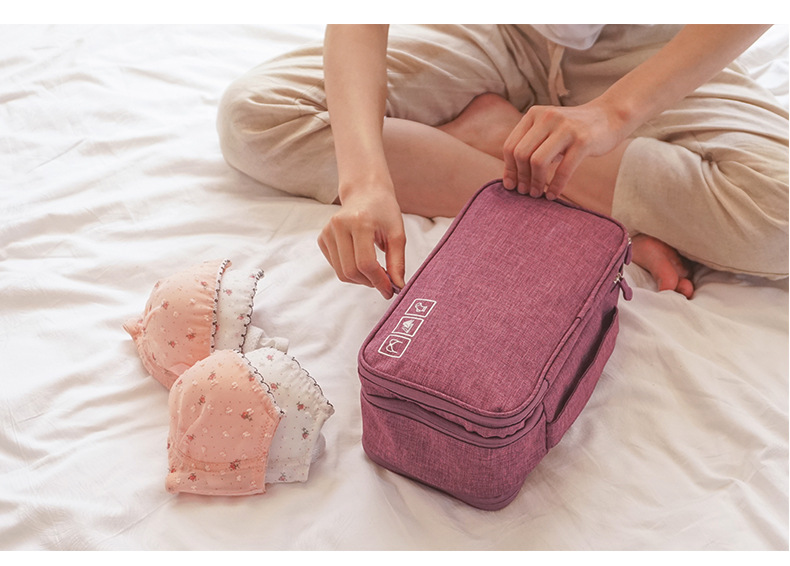 Travel Waterproof Buggy Bag Cationic Bra Bag Underwear Underwear Storage Bag Organizing Folders Bra Storage Bag