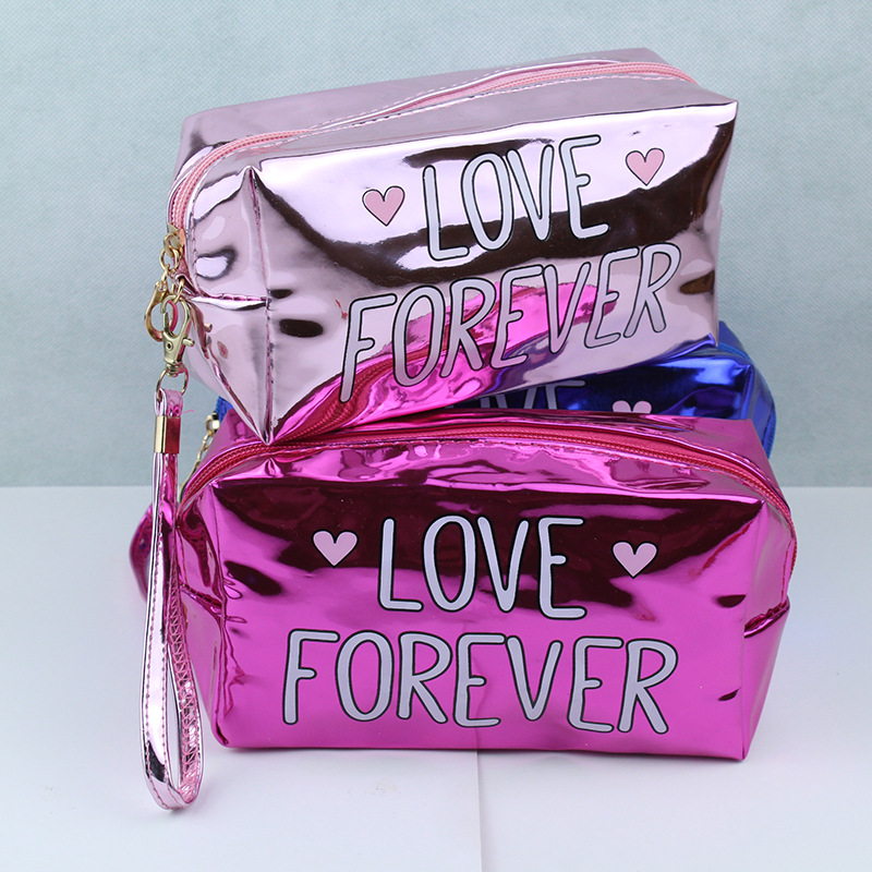 Manufacturer direct sale of new cross - border PU cosmetic bag waterproof wash bag portable large capacity cosmetics storage bag