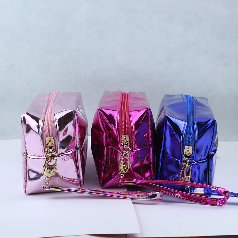 Manufacturer direct sale of new cross - border PU cosmetic bag waterproof wash bag portable large capacity cosmetics storage bag