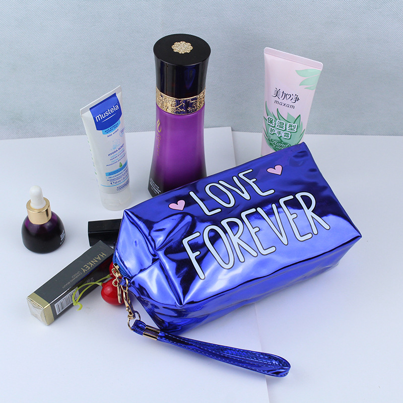 Manufacturer direct sale of new cross - border PU cosmetic bag waterproof wash bag portable large capacity cosmetics storage bag