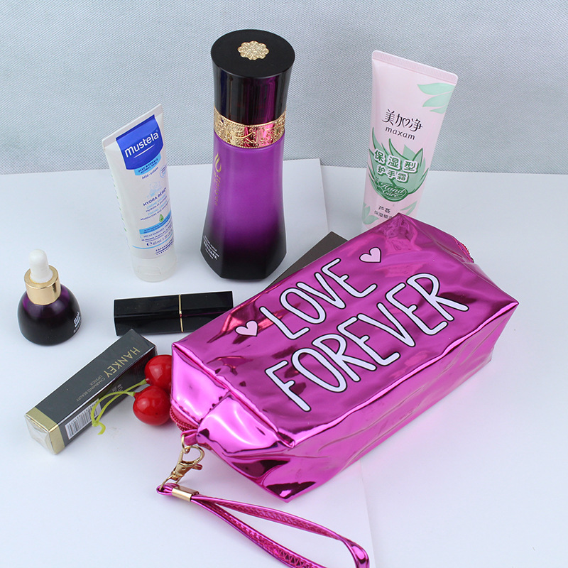 Manufacturer direct sale of new cross - border PU cosmetic bag waterproof wash bag portable large capacity cosmetics storage bag