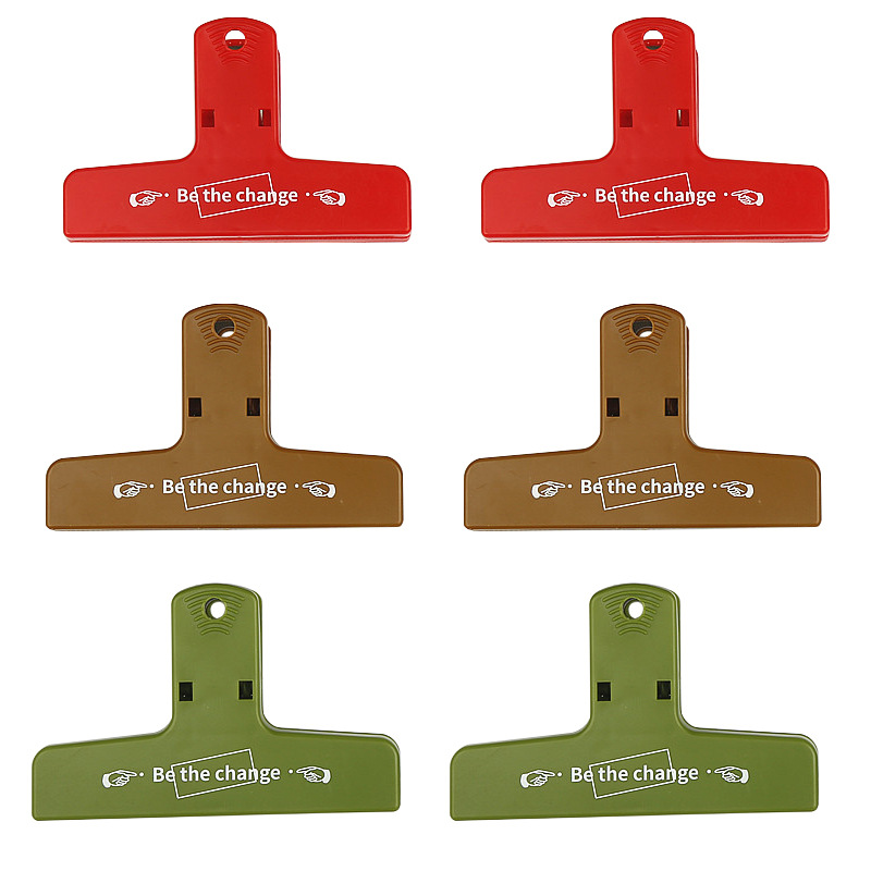 New Color Retro Plastic Clip Notebook Ticket Clips Storage Neat and Clean Hand Account Clip