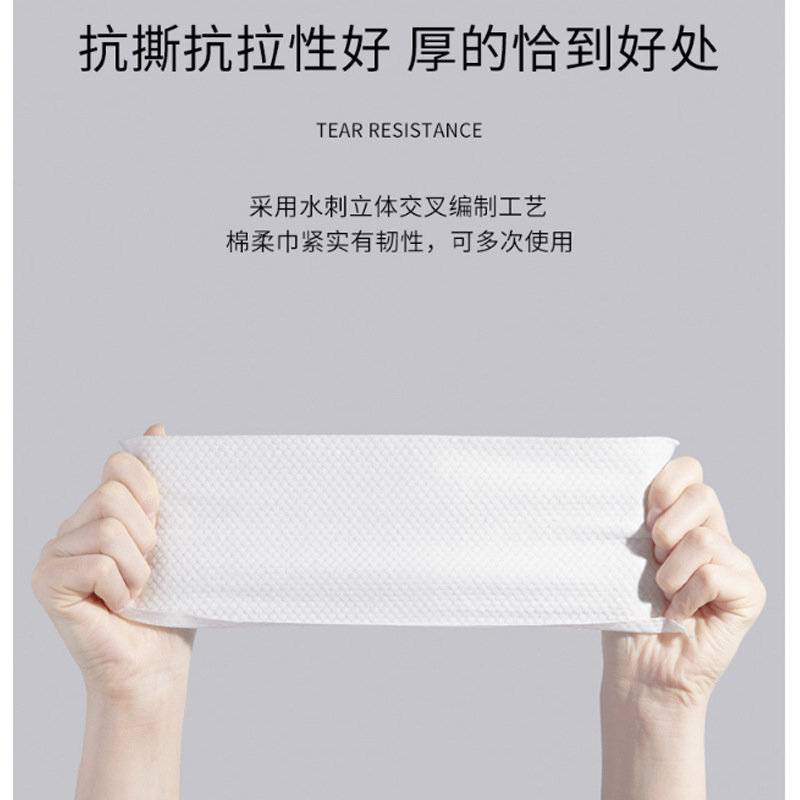 Disposable Face Cloth Roll Type Face Washing Face Wiping Facial Cleaning Tissue Cotton Pads Paper Beauty Salon Thickened Large Roll Female Make-up Removing Tissue