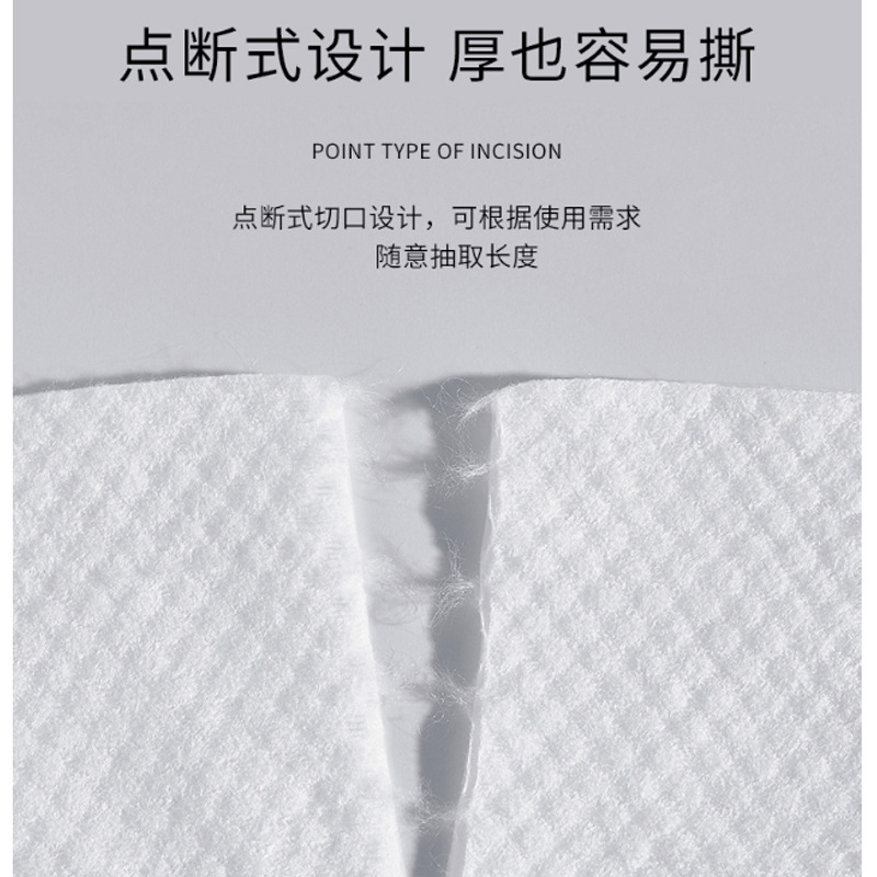 Disposable Face Cloth Roll Type Face Washing Face Wiping Facial Cleaning Tissue Cotton Pads Paper Beauty Salon Thickened Large Roll Female Make-up Removing Tissue