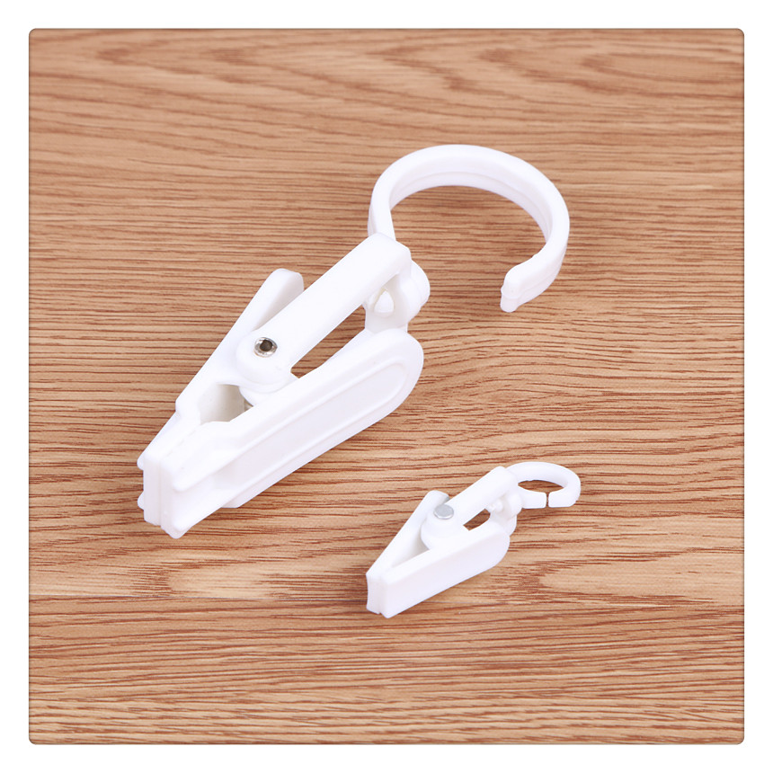 Good Quality Milky White Curtain Clip Boots Clip Hook Plastic Clip Plastic Curtain Clip Big Clip