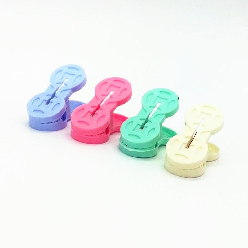 Hanging card windproof line clothesline clip plastic clip windproof line plus clip two-piece set