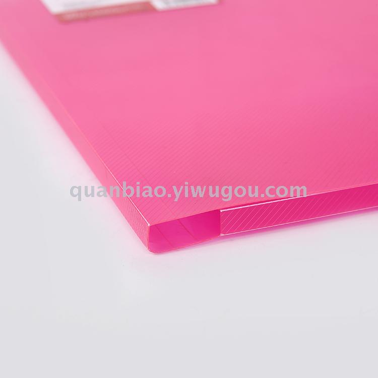 TRANBO PP file folder A4 FC size report folder with elastic plastic clip folder OEM