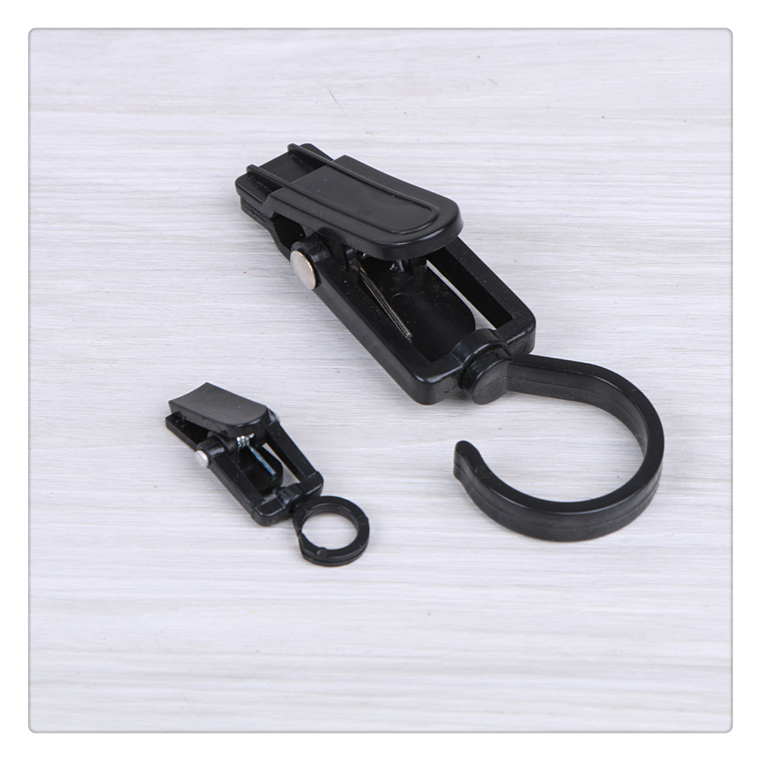 Good Quality Black Size Curtain Clip Boots Clip Hook Plastic Clip Plastic Curtain Clip Size Clip