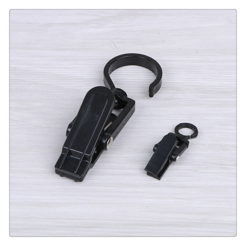 Good Quality Black Size Curtain Clip Boots Clip Hook Plastic Clip Plastic Curtain Clip Size Clip