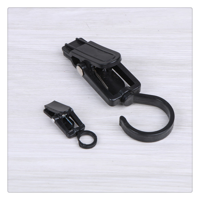 Good Quality Black Size Curtain Clip Boots Clip Hook Plastic Clip Plastic Curtain Clip Size Clip
