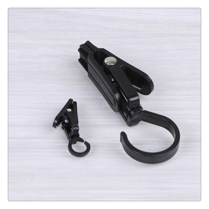 Good Quality Black Size Curtain Clip Boots Clip Hook Plastic Clip Plastic Curtain Clip Size Clip
