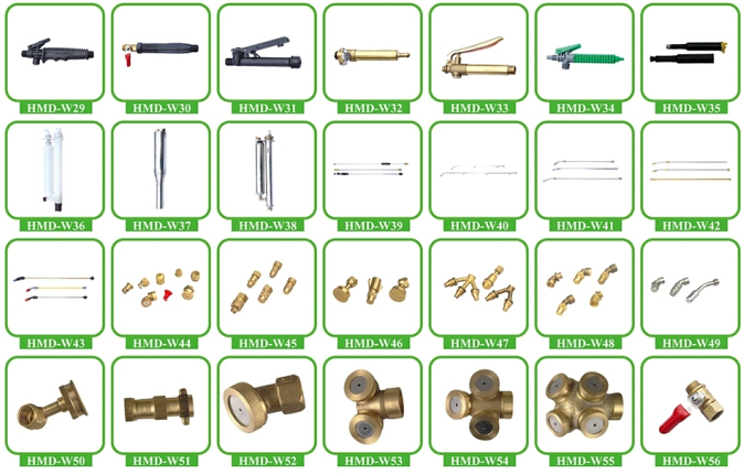 Factory outlet sprayer accessories sprinkler head switch  gun spray rod accessories package plastic copper spray head