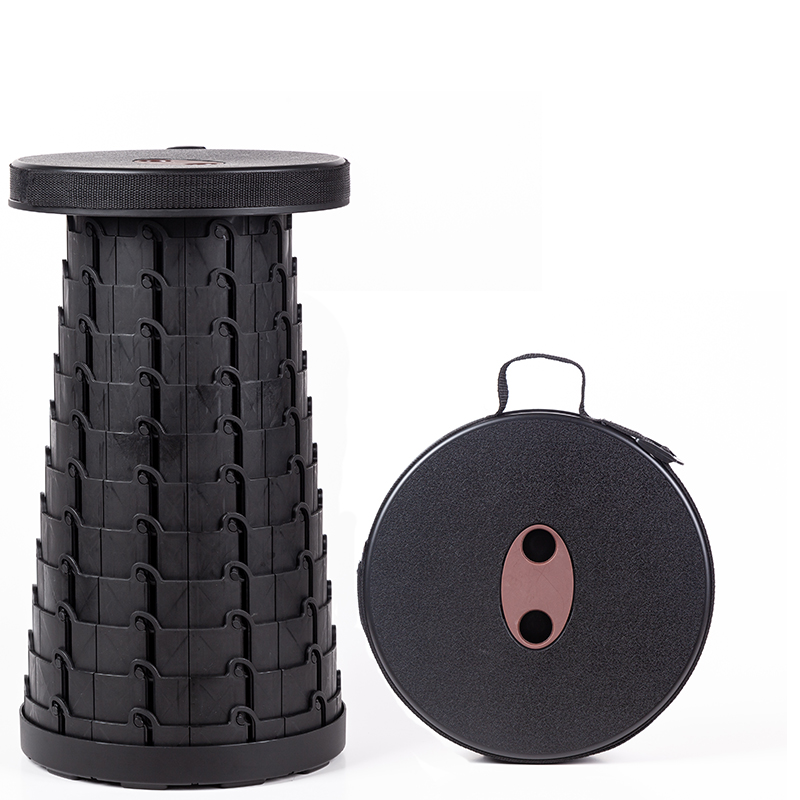Outdoor Folding Stool Travel Seat Telescopic Plastic Stool Stretch Camping Fishing Folding Chair Portable Rest Stool