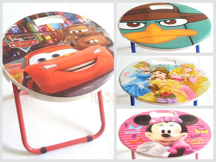 Children cartoon folding stool plastic folding stool fishing stool small stool plastic stool