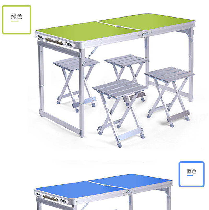 Outdoor Aluminum Alloy Folding Table Camping Stall Foldable Table and Chair Set Portable Portable Folding stool Outdoor Aluminum Alloy Folding Table Camping Stall Foldable Table and Chair Set Portable Portable Folding stool