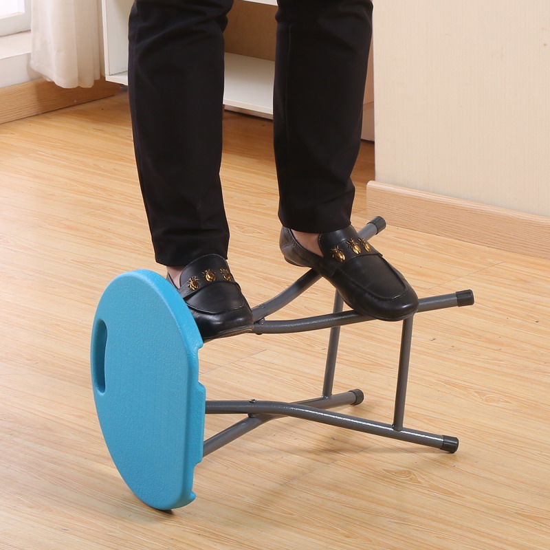 Folding Stool Portable Simple Bathroom Small Short Plastic Stool Household Dining Table Adult High round Stool Creative Fashion Bench