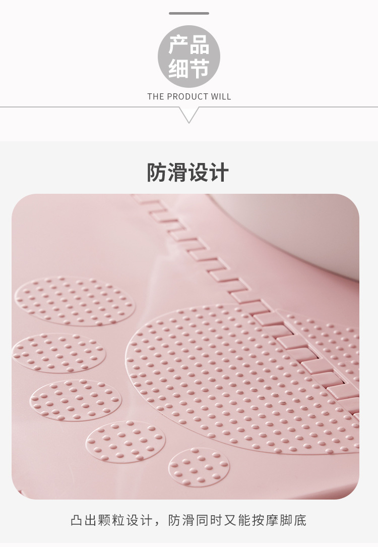Toilet Ottoman Adult Squatting Artifact Thickened Plastic Folding Stool Non-Slip Foot Stool Children's Pedal Height Increasing Stool