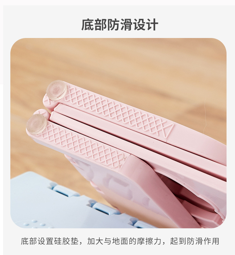 Toilet Ottoman Adult Squatting Artifact Thickened Plastic Folding Stool Non-Slip Foot Stool Children's Pedal Height Increasing Stool