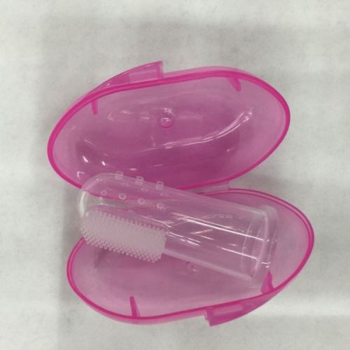 Baby Toothbrush With Case Dust Shield Infant Soft Silicone Finger Teeth Rubber Clean Massager Training Brush Set Baby Toothbrush With Case Dust Shield Infant Soft Silicone Finger Teeth Rubber Clean Massager Training Brush Set