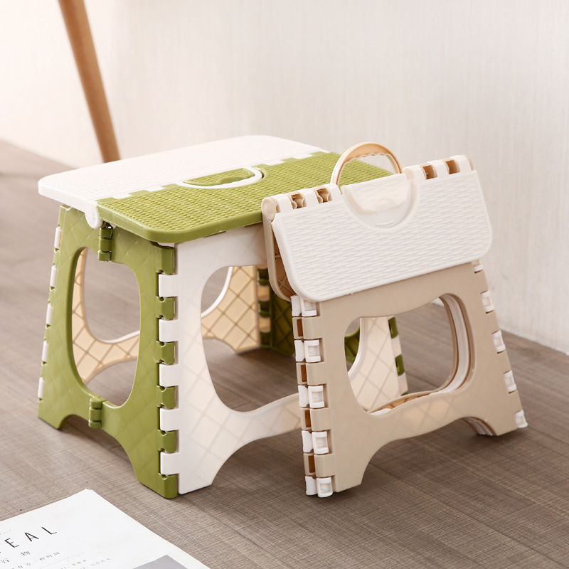 Home plain folding stool small stool for children bathroom adult line artifact portable plastic folding stool