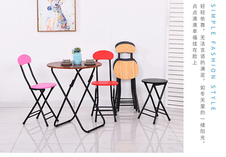 Folding Stool Home Dining Chair Stool Armchair Training Chair Student Dormitory Chair Simple Computer Chair Folding round Stool Folding Stool Home Dining Chair Stool Armchair Training Chair Student Dormitory Chair Simple Computer Chair Folding round Stool