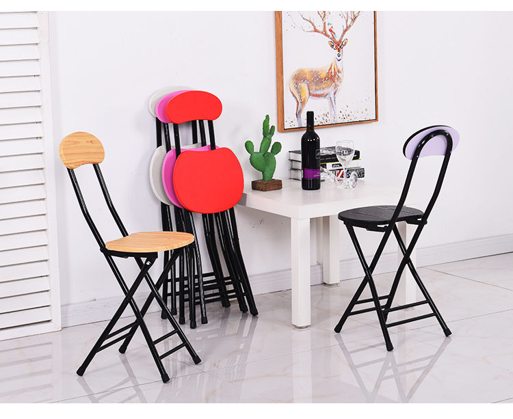 Folding Stool Home Dining Chair Stool Armchair Training Chair Student Dormitory Chair Simple Computer Chair Folding round Stool Folding Stool Home Dining Chair Stool Armchair Training Chair Student Dormitory Chair Simple Computer Chair Folding round Stool