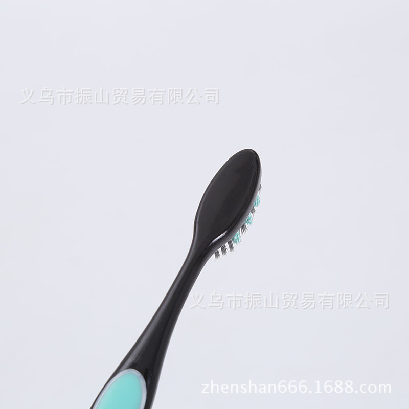 Carnier A46 Charcoal Clean Tooth Protection Spiral Brush Filaments with Bamboo Charcoal Rigid and Soft Toothbrush