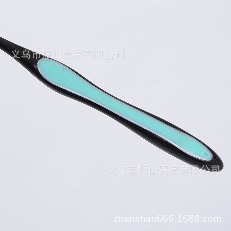 Carnier A46 Charcoal Clean Tooth Protection Spiral Brush Filaments with Bamboo Charcoal Rigid and Soft Toothbrush