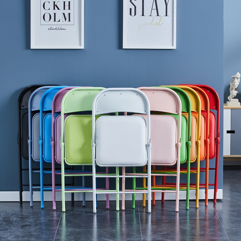 Folding stool Chair Full Color Dining Chair Office Chair Computer Chair Simple Stool Generation Quantity Discounts