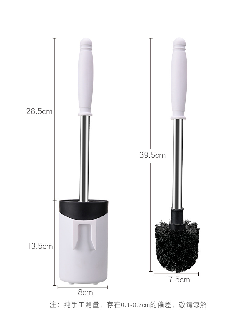 Bathroom Wall-Mounted Toilet Brush Toilet Brush Toilet No Dead Angle Clean Toilet Home Cleaning Creative Wall-Mounted