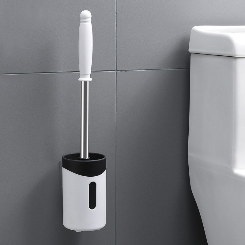 Bathroom Wall-Mounted Toilet Brush Toilet Brush Toilet No Dead Angle Clean Toilet Home Cleaning Creative Wall-Mounted