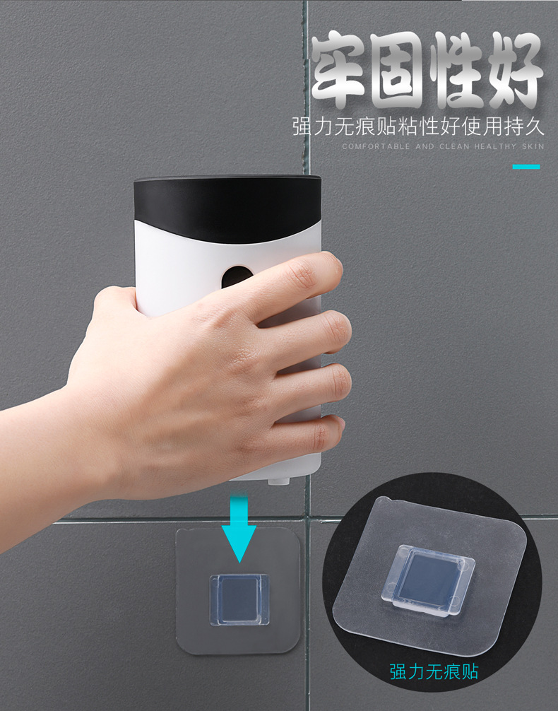 Bathroom Wall-Mounted Toilet Brush Toilet Brush Toilet No Dead Angle Clean Toilet Home Cleaning Creative Wall-Mounted