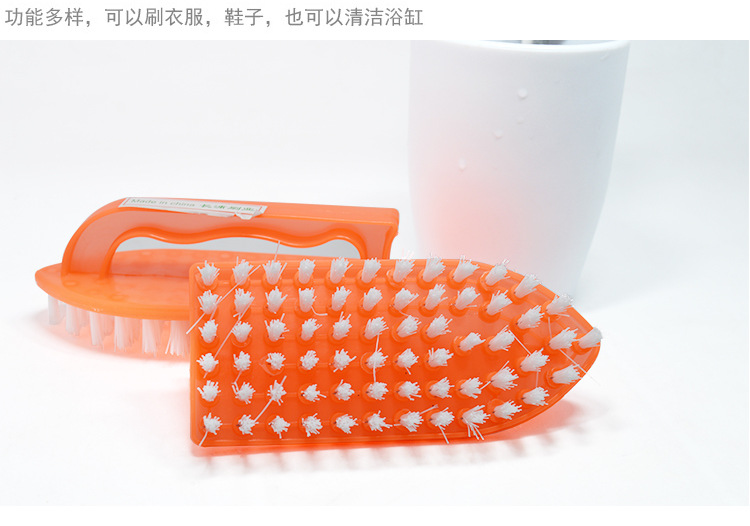With handle iron plastic washing brush clean washing brush bath brush basin brush shoe brush source wholesale