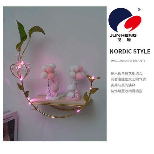 Creative Nordic Style Home Wall Hanging Living Room Bedroom Room Decorative Ornaments Storage Rack