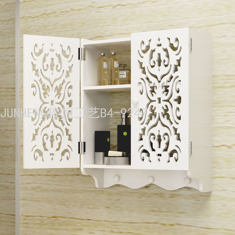 Storage Rack Wall Mount Toilet Simple Small Sling Bathroom European Style Bathroom Closet Storage Rack Waterproof