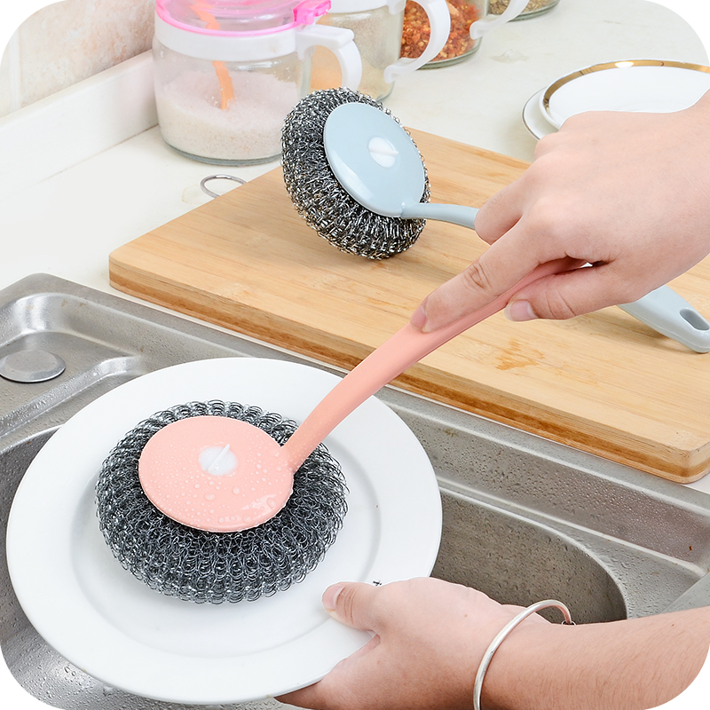 Kitchen handle wire ball wash pot brush pan Clean ball Clean Brush Dish brush