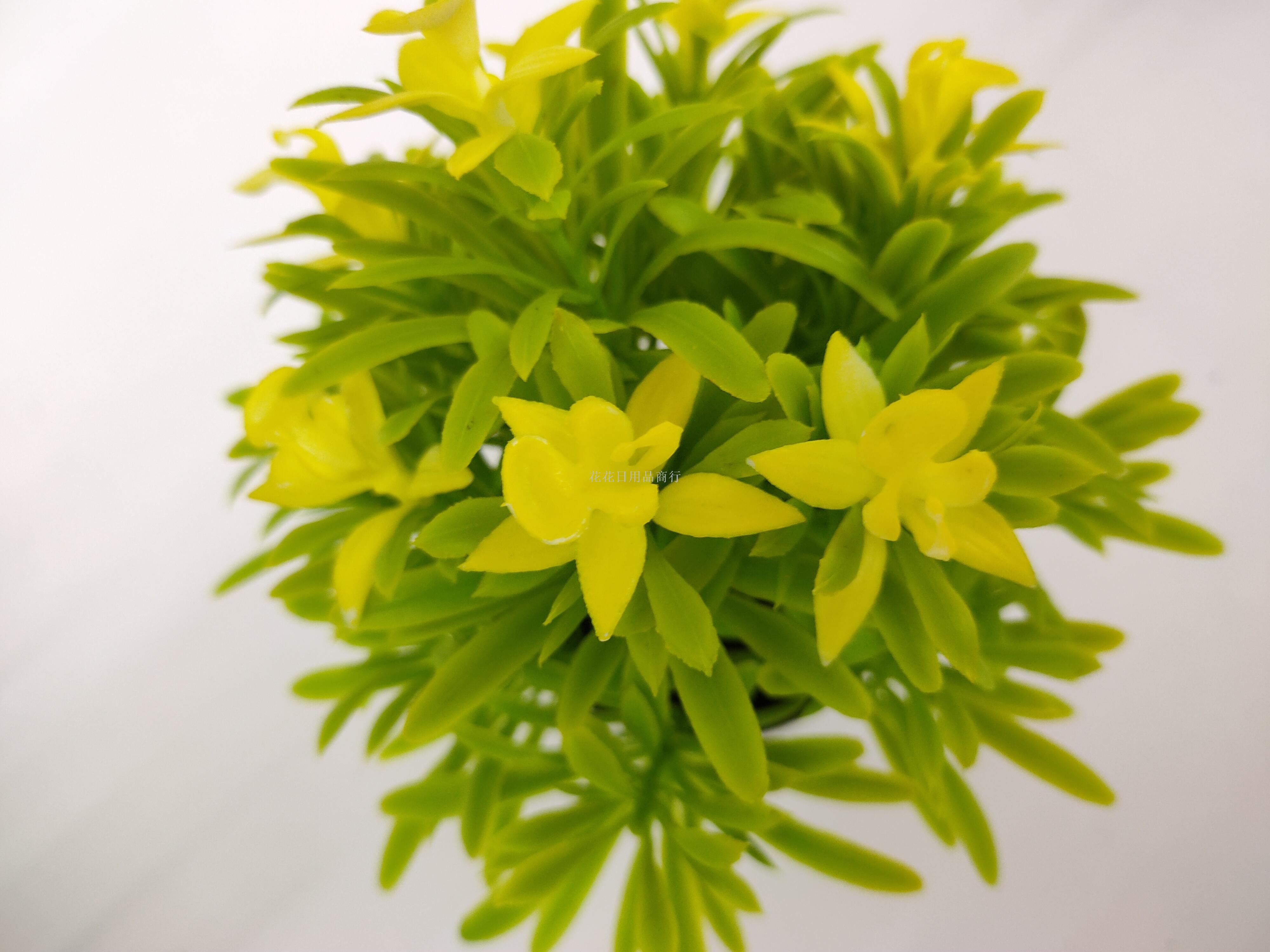 Artificial flower false flower black plastic basin flower flower bonsai decoration living room bedroom table and so on