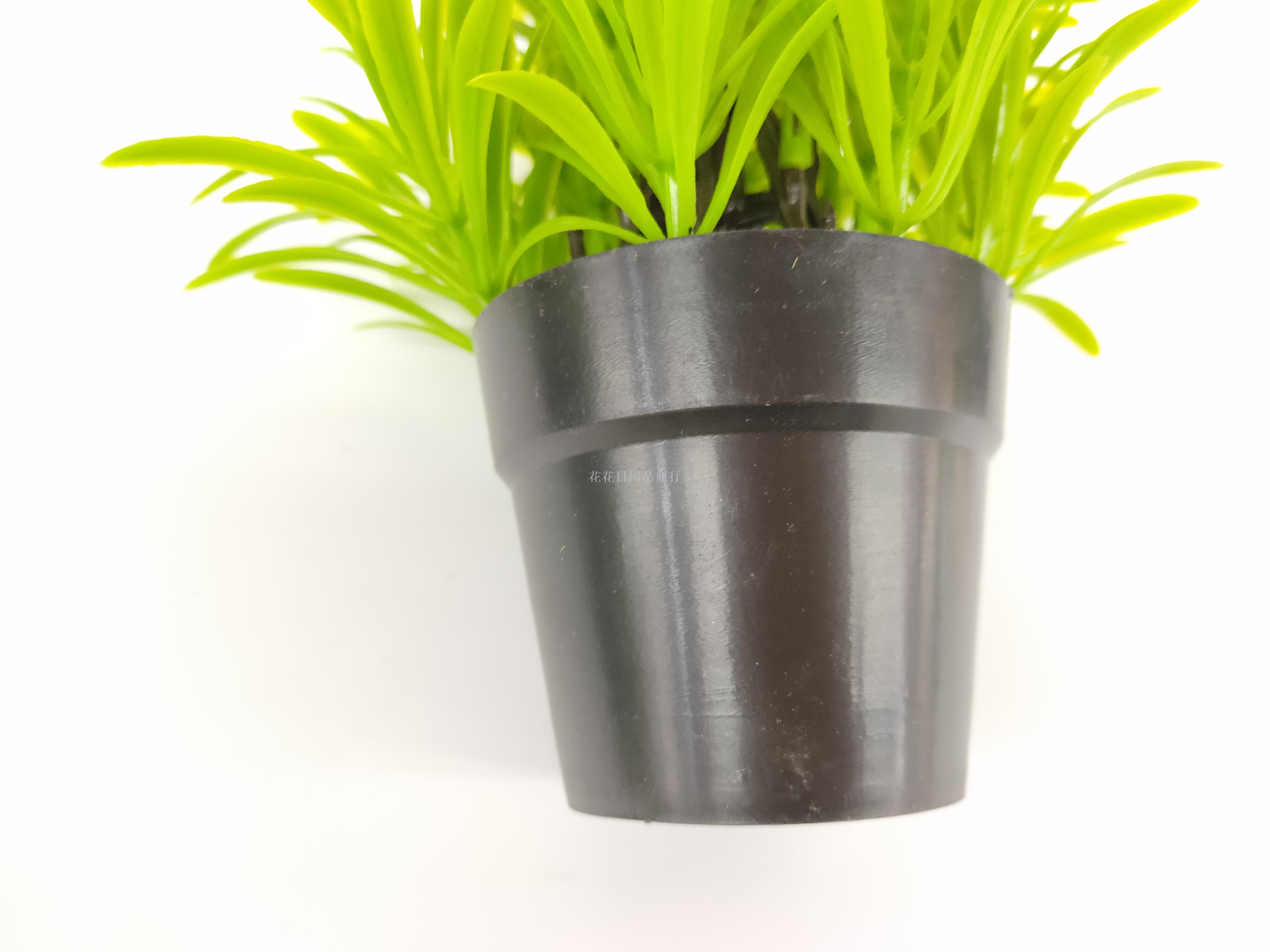 Artificial flower false flower black plastic basin flower flower bonsai decoration living room bedroom table and so on
