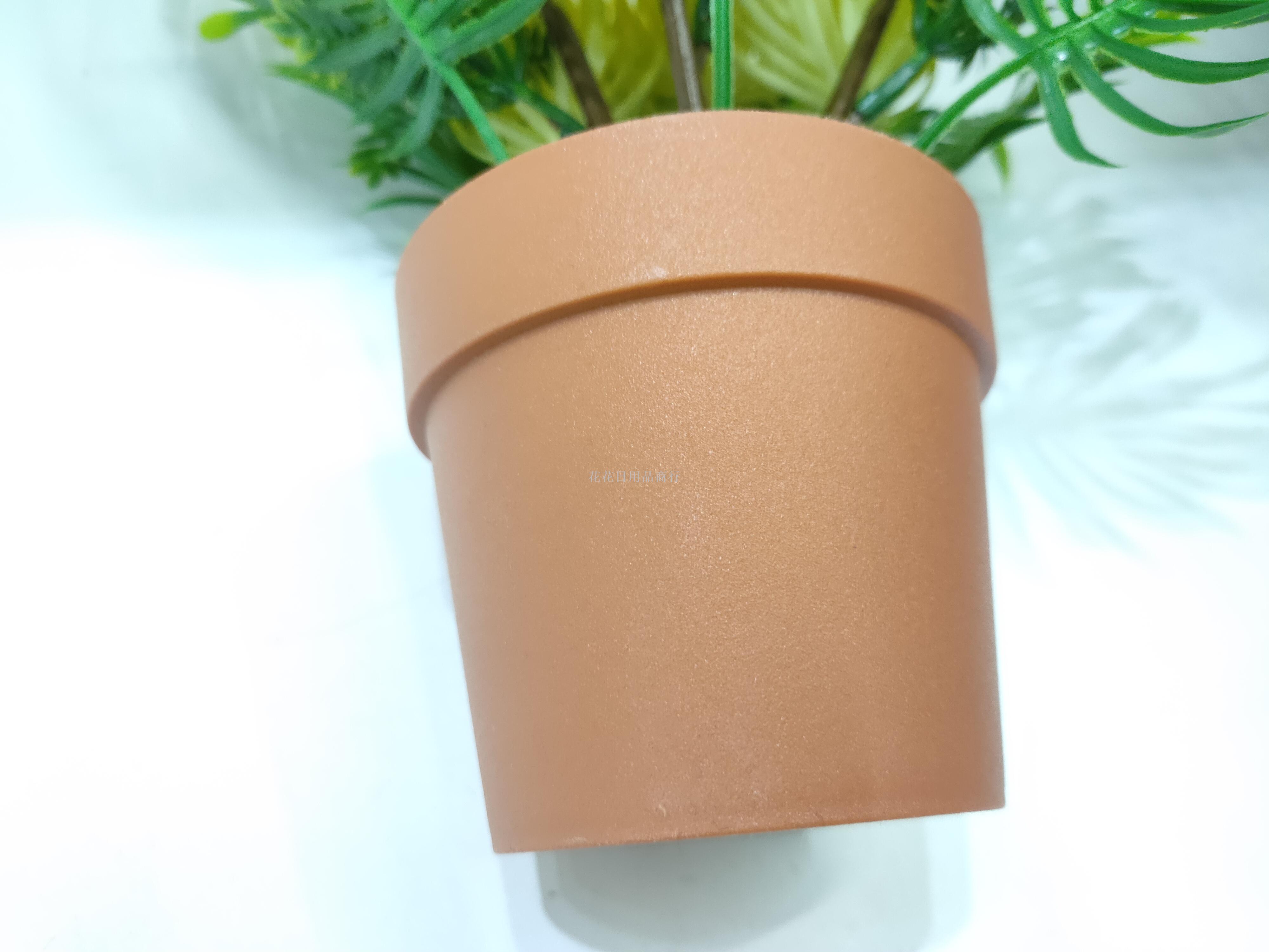 Artificial flower false flower coffee color plastic basin gentian flower bonsai decorative living room bedroom table Artificial flower false flower coffee color plastic basin gentian flower bonsai decorative living room bedroom table