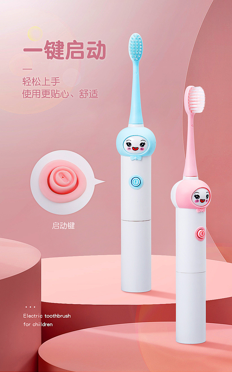 Cartoon Sonic Electric Toothbrush Children Student Party Oral Clean Soft Bristle Automatic Toothbrush Waterproof Non-Slip Small Head Brush Cartoon Sonic Electric Toothbrush Children Student Party Oral Clean Soft Bristle Automatic Toothbrush Waterproof Non-Slip Small Head Brush