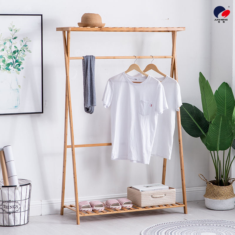 Bamboo Simple Hanger Floor Coat Rack Clothes Rack Bedroom Cloth Rack Living Room Storage Rack Modern Household Bamboo Simple Hanger Floor Coat Rack Clothes Rack Bedroom Cloth Rack Living Room Storage Rack Modern Household