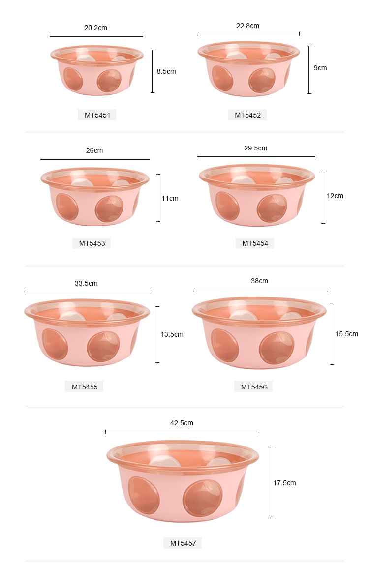 Space basin creative fashion household plastic basin to increase the thickness of the basin wash basin