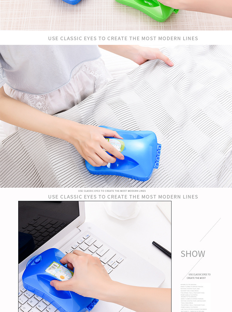 Two rows of soft wool dust remover multi-functional carpet blanket cleaning brush easy to clean anti-static multi-roller Two rows of soft wool dust remover multi-functional carpet blanket cleaning brush easy to clean anti-static multi-roller