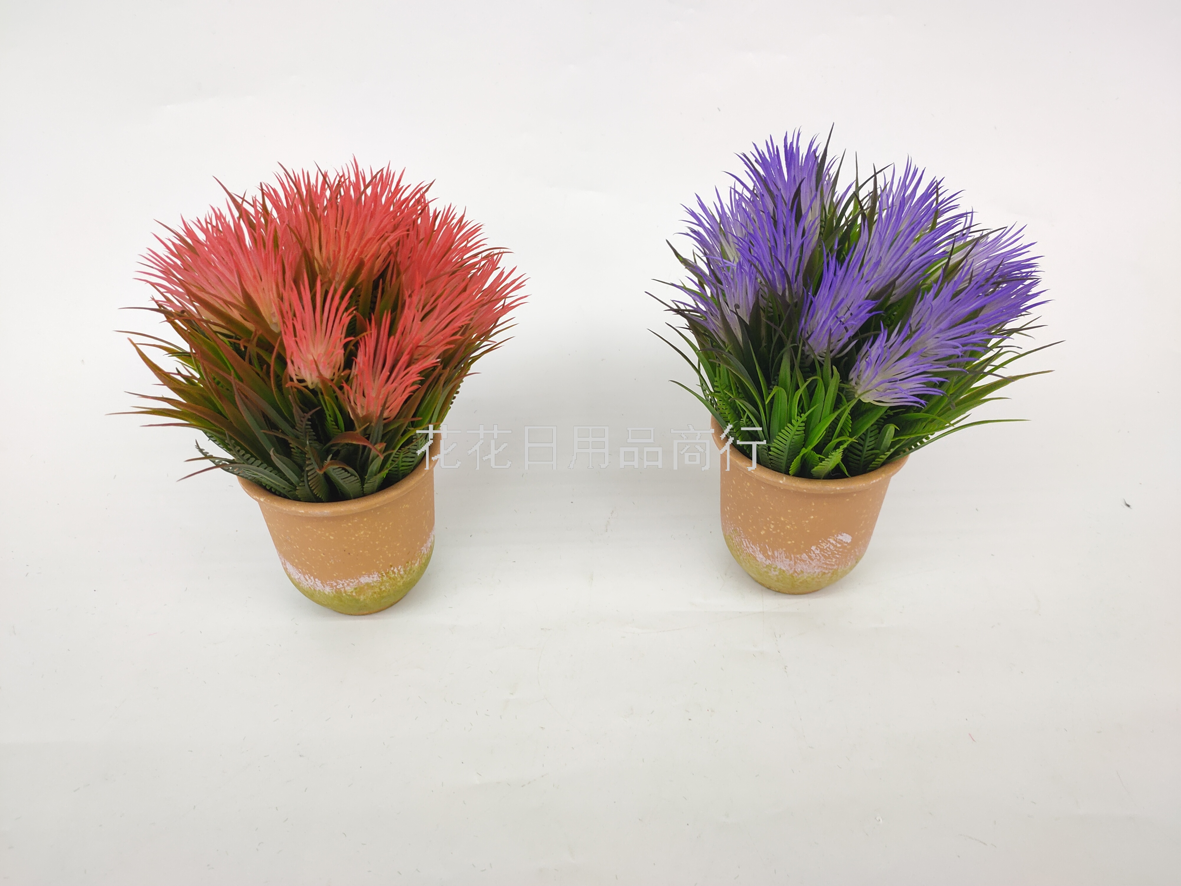 Artificial/Fake Flower Brown Plastic Basin Greenery Bonsai Decoration Living Room Bedroom Dining Table