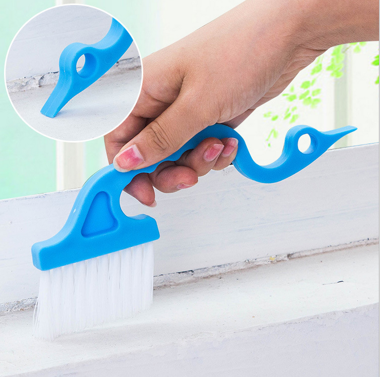 Use a small kitchen brush to clean Windows and Windows
