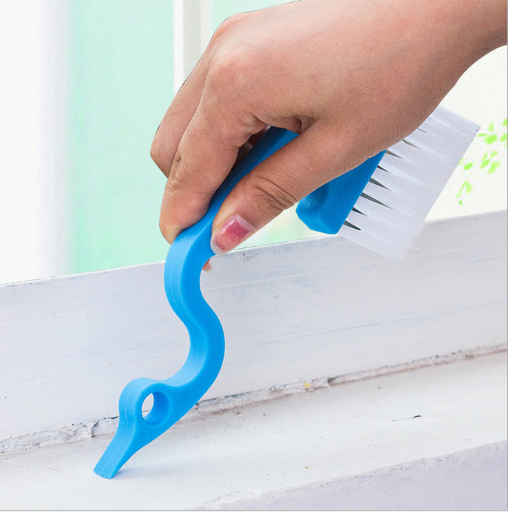 Use a small kitchen brush to clean Windows and Windows