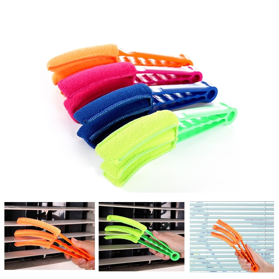 Factory Direct ABS Air conditioning treatment Brush can be removed clean clip multi-color set Louver