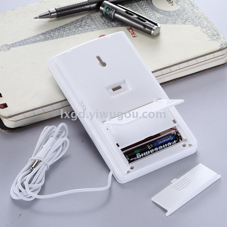 Ta338 Indoor and Outdoor Dual Temperature Display Thermometer Memory Breeding Greenhouse Thermometer External Temperature Sensor