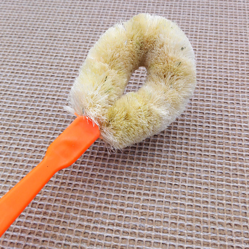 D1632 Plastic pot Brush Wash pot Brush Clean Brush Brown hair Brush two yuan Department store