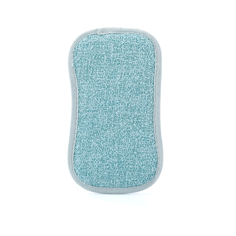 Kitchen Oilproof Dishes Cloth Rag Strong Fiber Dish Towel Sponge Double-Sided Dish Brush Descaling Factory Wholesale